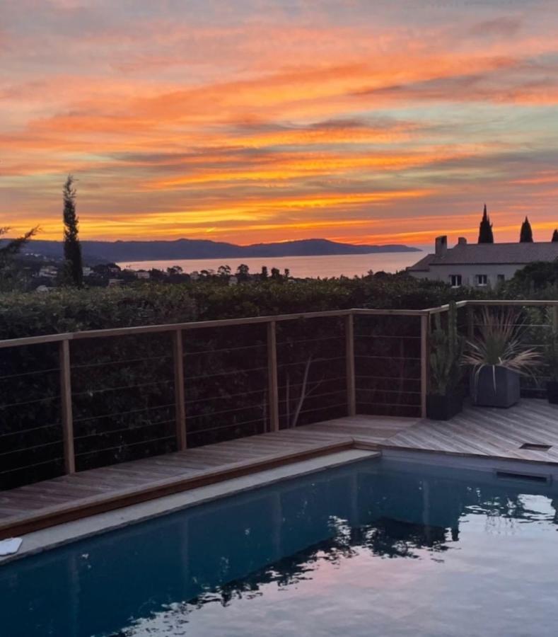 Villa Perla Saint-Tropez Cavalaire Sur Mer, 3-5 Chambres, Vue Mer, Piscine Chauffee Avril A Octobre Екстериор снимка