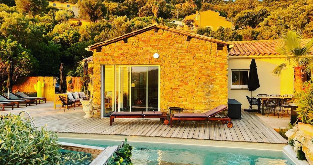 Villa Perla Saint-Tropez Cavalaire Sur Mer, 3-5 Chambres, Vue Mer, Piscine Chauffee Avril A Octobre Екстериор снимка