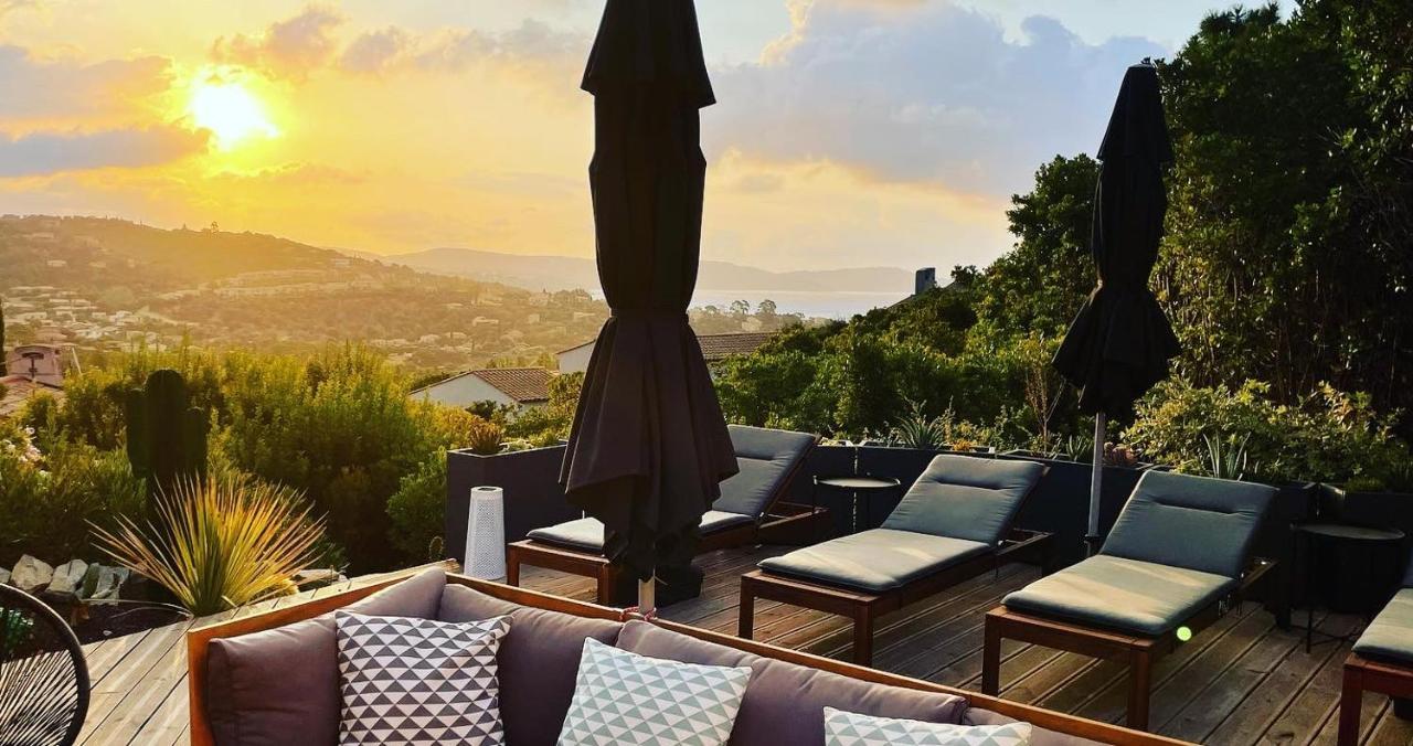 Villa Perla Saint-Tropez Cavalaire Sur Mer, 3-5 Chambres, Vue Mer, Piscine Chauffee Avril A Octobre Екстериор снимка
