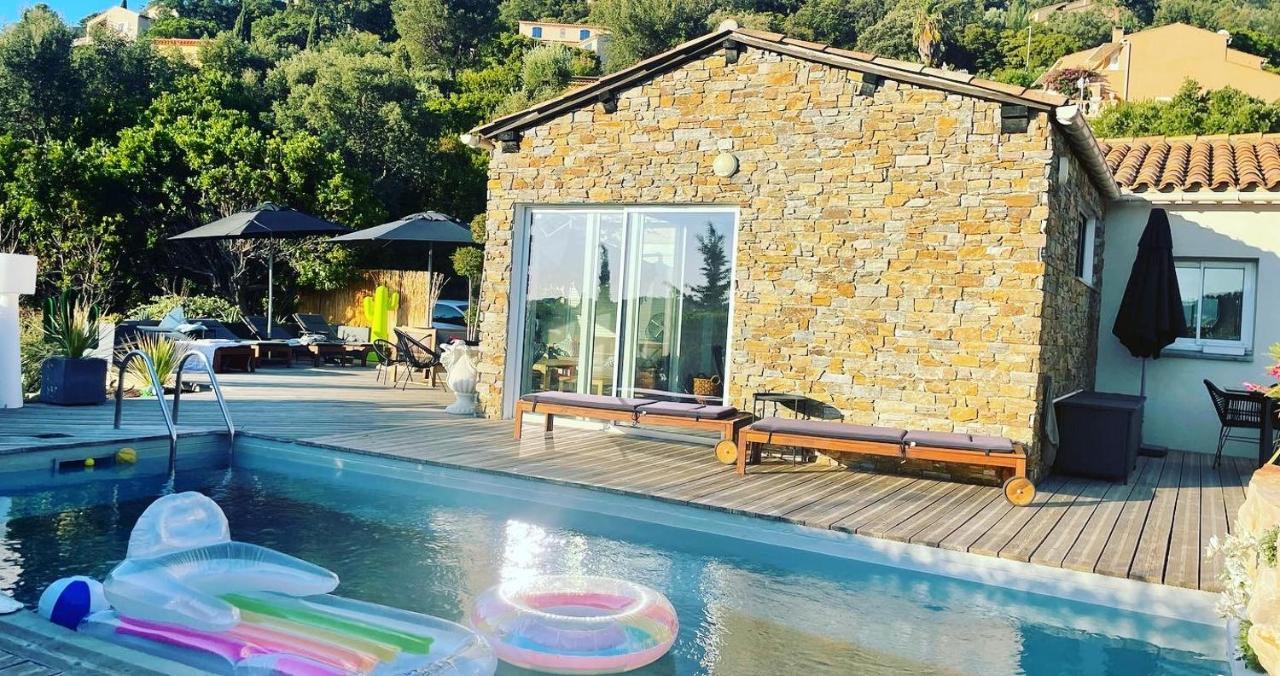 Villa Perla Saint-Tropez Cavalaire Sur Mer, 3-5 Chambres, Vue Mer, Piscine Chauffee Avril A Octobre Екстериор снимка